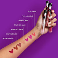Elle 18 OMG Lip Gloss, Glossy Finish, Brownie Babe, Non-sticky Formula, Light-weight, Moisturising, Infused with Rapeseed and Jojoba Oil, Full Coverage| 2.5ml