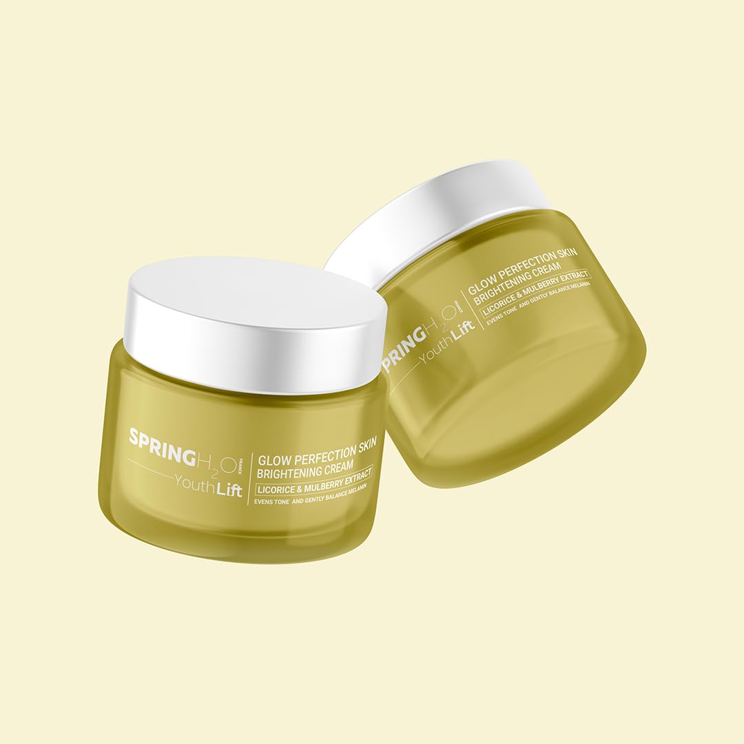 Spring H2O Brightone Day Cream (SPF 15 PA++) | Daily Hydrating & Nourishing Moisturizer for Glowing Skin | Lightweight, Non-Greasy Formula | For All Skin Types – 50ml