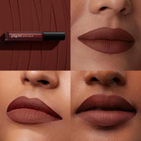 Pilgrim Liquid Matte Lipstick - Bossy Brown | Lipstick for Women with Hyaluronic Acid & Spanish Squalane | Transferproof, Long Lasting & Non Drying with Hydrating Ingredients 3gms
