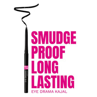 Elle18 Eyedrama Kajal Smokey Black