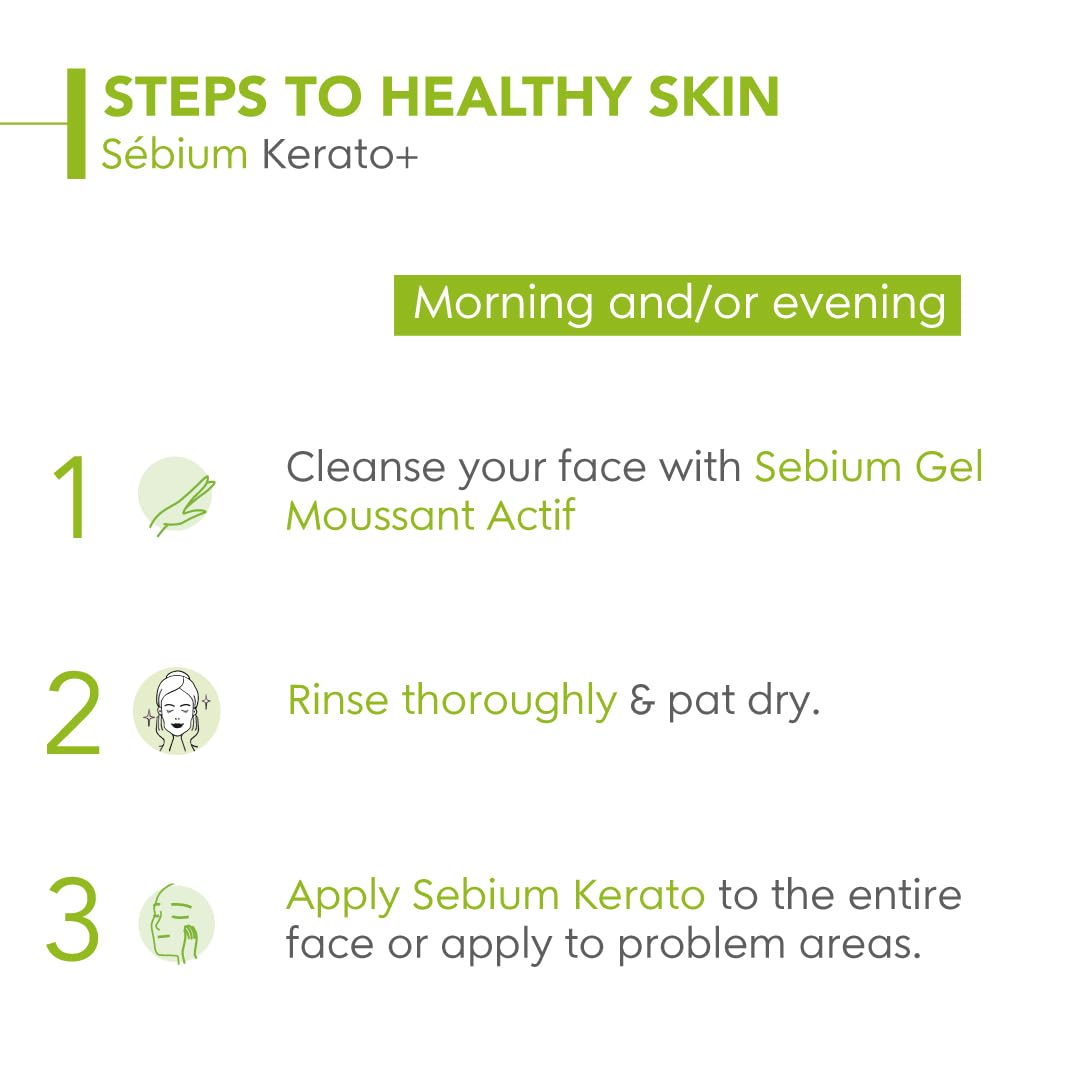 Bioderma Sebium Kerato+ Anti-Blemish, Anti-Marks Gel Cream (30 ml)