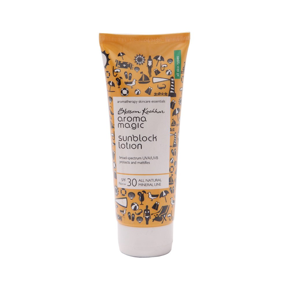 Aroma Magic Face Wash 100 ml (Lavender) and Aroma Magic Sunscreen Sun Block Lotion, SPF 30, 100ml