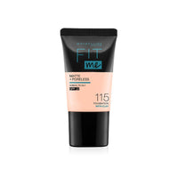Maybelline New York Fit Me Matte+Poreless Liquid Foundation Medium Coverage For Oily Skin Tube,115 Ivory,18Ml & 128 Warm Nude,18Ml,Pack Of 1