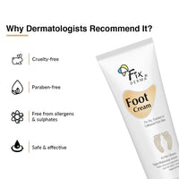 Fixderma 5% Lactic Acid, 15% Urea, 3% Glycerine, Foot Cream For Dry & Cracked Feet, Moisturizes and Soothes Feet, Heel Repair Paraben & Sulphate Free, All Skin Types 60ml (Pack of 2)