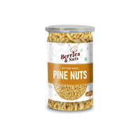 Berries And Nuts Premium Pine Nut Kernels | Chilgoza Magaz Giri, Giri Magaz | 200 Grams | 1 Bottle of 200 Grams