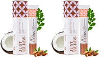 Just Herbs 3 in 1 Pore-Refining,Minimizer Mattifying & Hydrating Primer for Face Makeup Normal Oily,Dry and Combination Skin Types 20g (Pack of 2)
