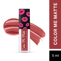 Jaquline USA Color Me Matte Long Lasting liquid Lipstick enriched with vitamin E & tea tree oil (Espresso Brown-4.5 ml)