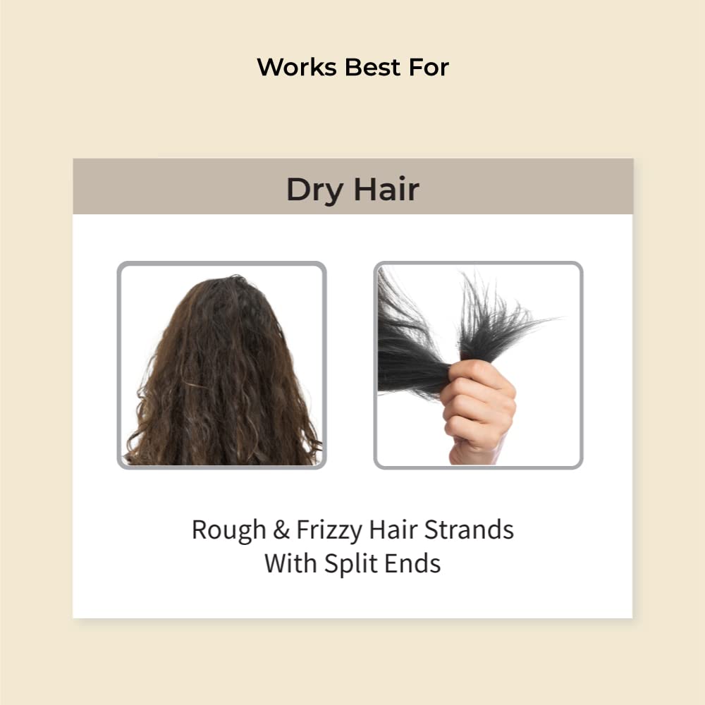 Vedix Ayurvedic Hair Care Combo Pack - Customized Oil and Dry Shampoo for Dry Hair With Oily Scalp & Wavy or Curly Hair - 200 ml