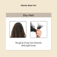 Vedix Ayurvedic Hair Care Combo Pack - Customized Oil and Dry Shampoo for Dry Hair With Oily Scalp & Wavy or Curly Hair - 200 ml