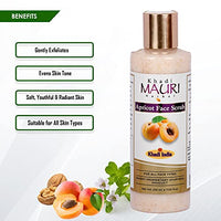 Khadi Mauri Herbal Apricot Face Scrub Dead Skin Remover & Revitalises Health, 210 Ml
