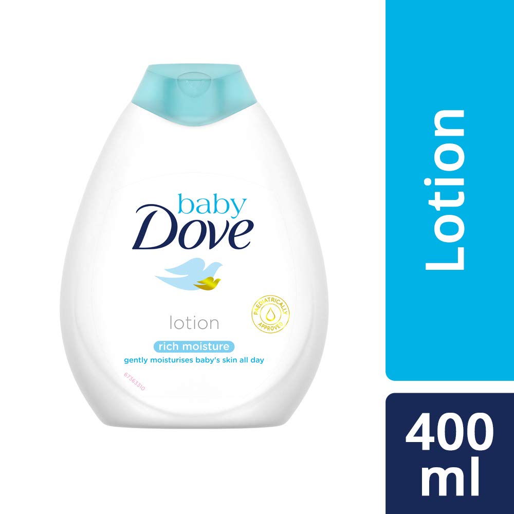 Baby Dove Rich Moisture Nourishing Baby Lotion, 400ml & Rich Moisture Shampoo, 400ml Combo