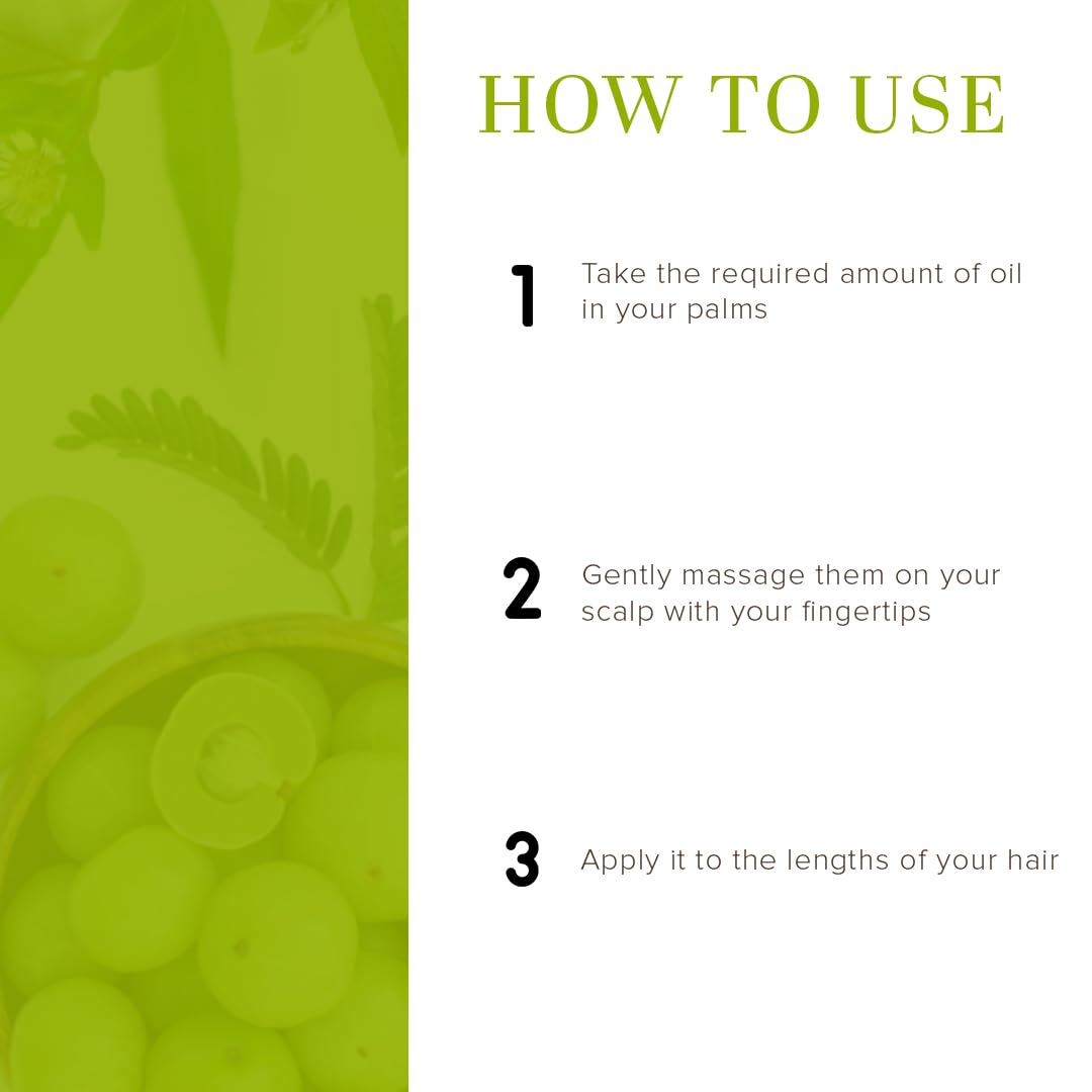Khadi Natural Pure Amla Hair Oil | Paraben & Mineral Oil Free | Nourishing Formula for Healthy, Strong Hair | Enhances Shine & Reduces Hair Fall- 210 ml