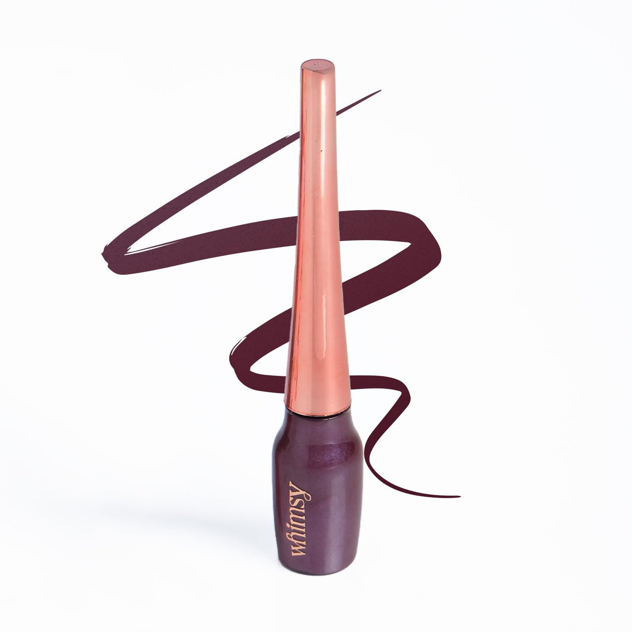 Whimsy Safe, Organic, Water Washable Pop Eyeliner for Girls|Matte Finish Liquid Eye Liner for Girls|Long Lasting Eye Makeup|Safe Eye Makeup for Kids|Smudge-proof|Quick Drying Eyeliner (Purple)
