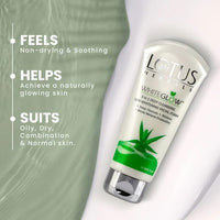 Lotus Herbals Whiteglow Facial Foam 100gm, Night Cream 60gm, Set of 2