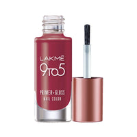 LAKMÉ Lk9-5 P+Gnaillushlavender 6Ml & 9 To 5 Primer + Glossy Finish Nail Colour Combo