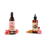 Nat Habit Navdha Hair Growth Natural Shampoo with 5 Oils & Hibiscus and Rose Conditioning Methi Jal -Hair Serum, Mist & Hair Spray For Hair Growth(Combo Pack of 2)