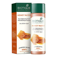 Biotique Bio Honey Water Clarifying Toner, 120ml & Biotique Bio Morning Nectar Visibly Flawless Skin Moisturizer, 120ml