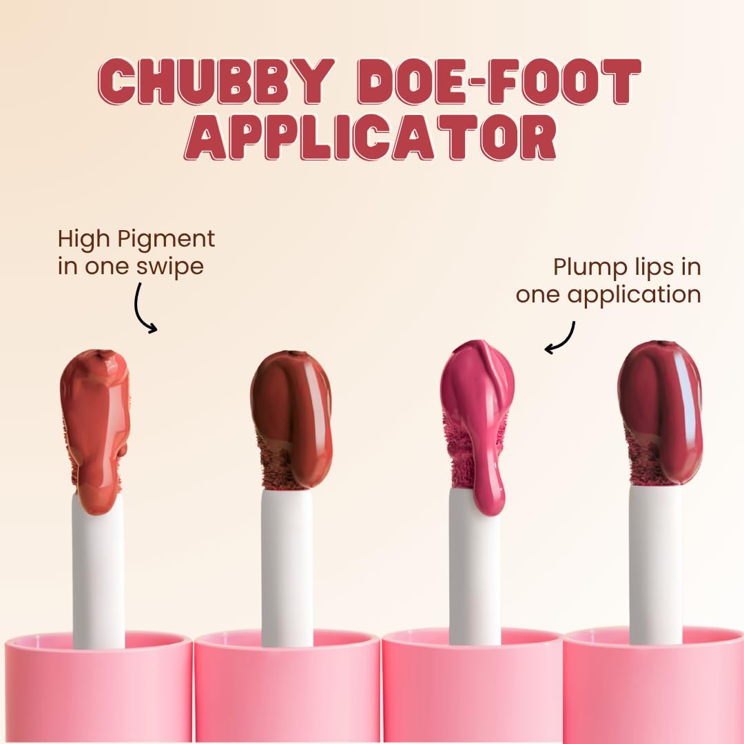THE SKIN DIET COMPANY Lip Tint - Mauve Pink | Hydrating Liquid Lipstick for Women | Lip treatment for Dry & Pigmented Lips (4ml)