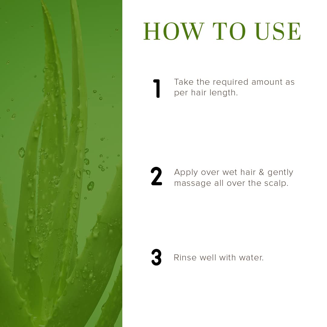 Khadi Natural Neem & Aloe Vera Herbal Shampoo | Anti Dandruff, Scalp Cooling | Strengthens Hair Roots | Supports Scalp Health| SLS and Paraben Free | 210ml