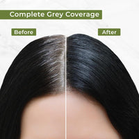 INDUS VALLEY Damage Free Natural Gel Hair Colour for Women | Ammonia & PPD Free Organic Hair Colour with 100% Grey Coverage, Long Lasting Hair Color Trial Pack | Dark Brown (Pack of 2)