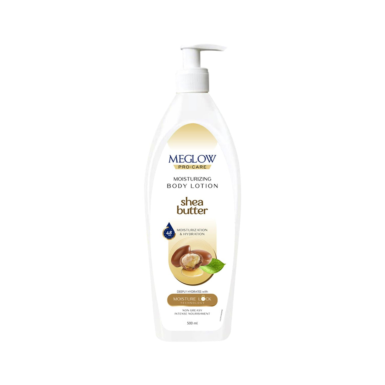 Meglow Pro-Care Moisturizing Body Lotion | Refreshing Moisturizer for Women & Men | Hydrating Lotion for All Skin Types-500ml
