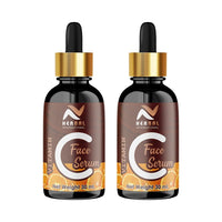 NATURALS Vitamin C Brightening Anti-Aging Glowing Skin Face Serum (multi, pack of 2)