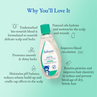Softsens Baby - Natural Hair Oil | Enriched With Natural Oils of argan | Free from parabens, sulfates and harmful chemicals (Pack of 3)