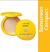LAKMÉ Lakm? Sun Expert Ultra Matte Compact Spf 40 Uva/Uvb P+++(Pack Of 02) Compact for All Skin Type (Universal Beige Shade, 14 G)