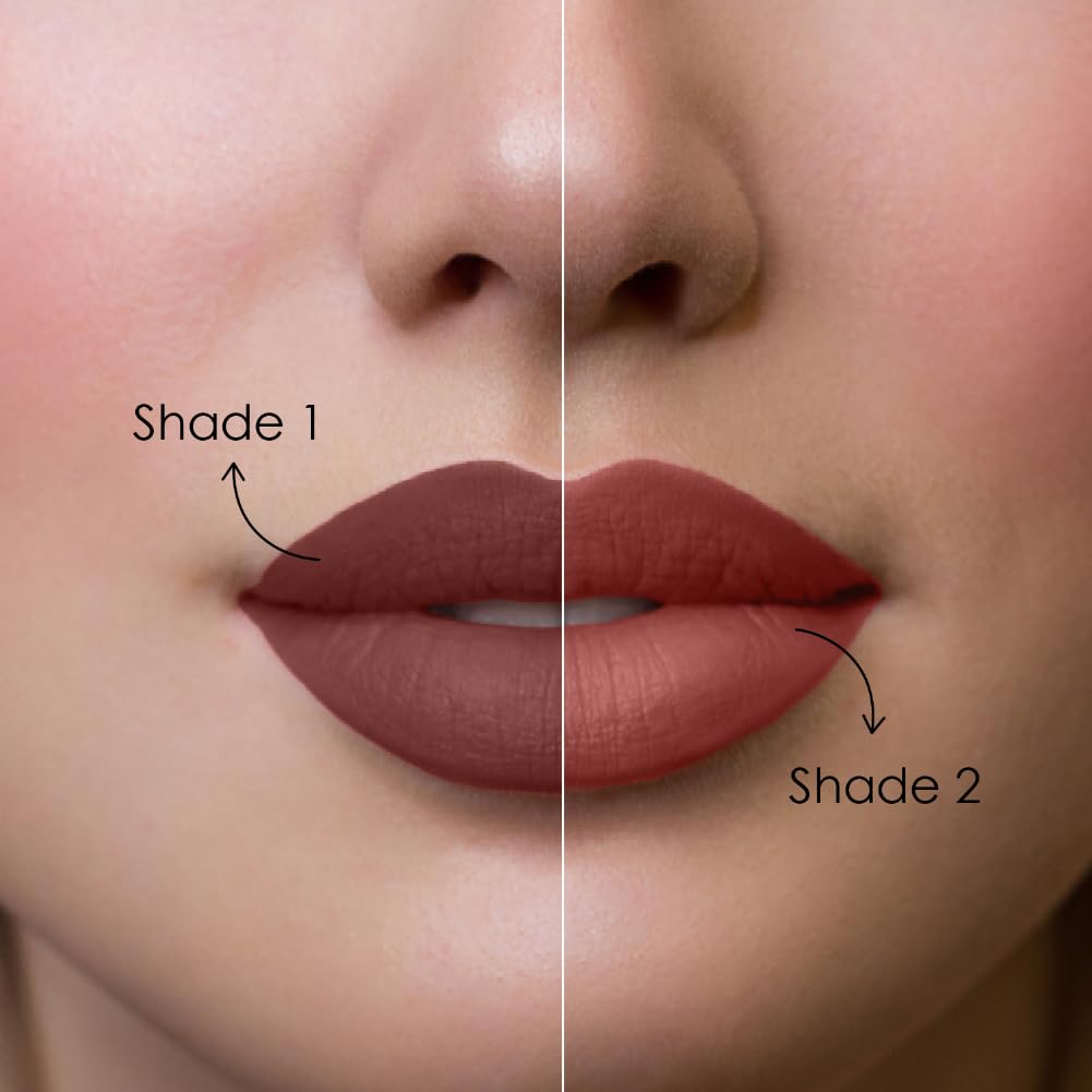Blue Heaven 2 in 1 Festive Lipstick | Dual Shade | Ultra Lightweight Soft Matte Finish | Long Stay Comfort Wear Lipsticks for Women |C2| 4gm