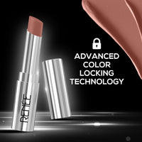 RENEE Matte Lock Lipstick - Jazz, Moisturizing, Long Lasting & Weightless Formula, Intense Color Pay Off with Ultra-Matte Finish, Enriched with Avocado oil, Vitamin E, D & Beta-Carotene, 3.5 Gm