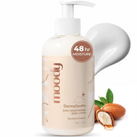Moody DermaSoothe Ceramide & Rice Brightening Body Lotion | Hydrating & Repairing Moisturiser | With Vitamin E | 48 Hour Moisturisation | Suits All Skin Types | Men & Women | 200 ml