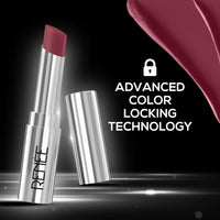RENEE Matte Lock Lipstick - Pop, Moisturizing, Long Lasting & Weightless Formula, Intense Color Pay Off with Ultra-Matte Finish, Enriched with Avocado oil, Vitamin E, D & Beta-Carotene, 3.5 Gm