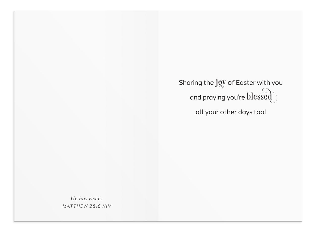 DaySpring - Easter Blessings - 8 Design Assortment with Scripture - 24 Easter Boxed Cards and Envelopes (U1617)