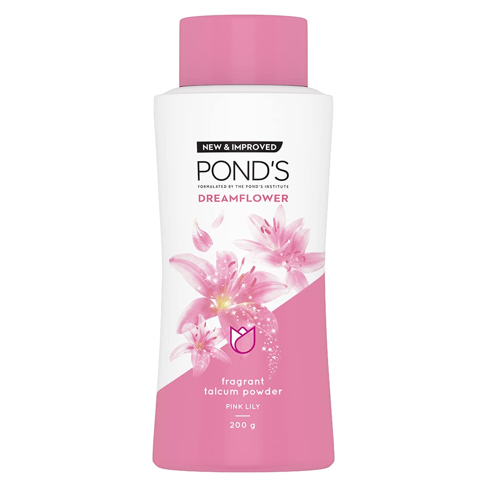 POND's Dream Flower Talc Powder, Pack of 200gm & POND's Bright Beauty Spot-less Glow Face Wash With Vitamins, Removes Dead Skin Cells & Dark Spots, Double Brightness Action, All Skin Types, 100g