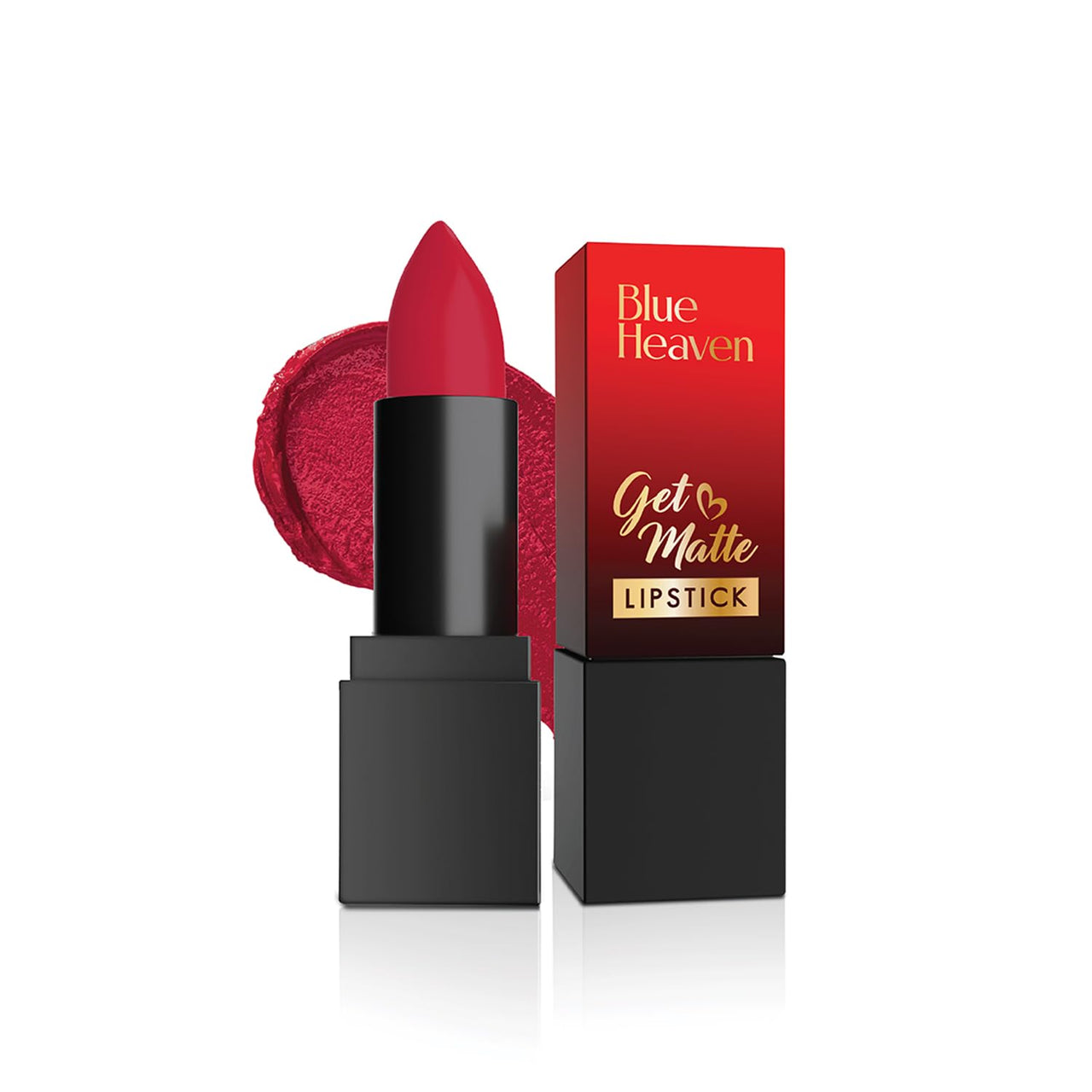 Blue Heaven Get Matte Lipstick | Soft Matte Finish and Lightweight Formula | Intense Pigment | Long-Lasting Lipsticks For Women | 102 | 4GM