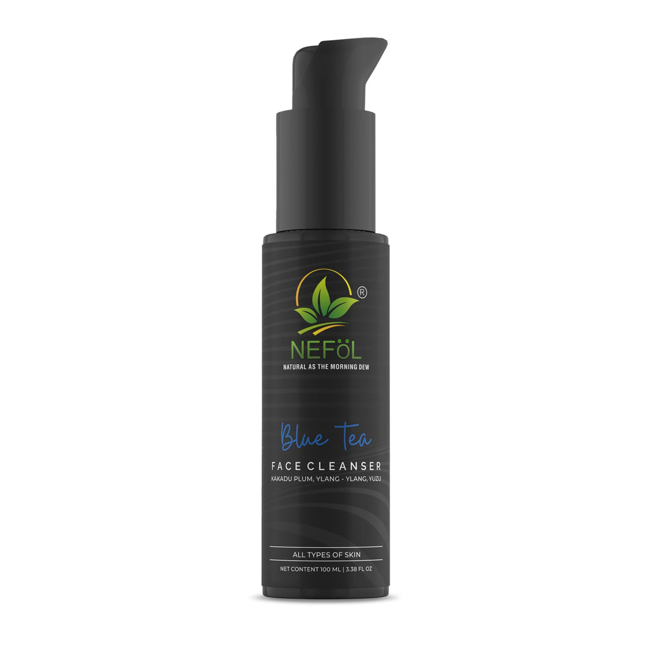 Nefol Cleanser with Blue Tea, Kakadu Plum & Yuja - Anti-Oxidant Rich Cleanser, Reduces Aging Signs - 100ml