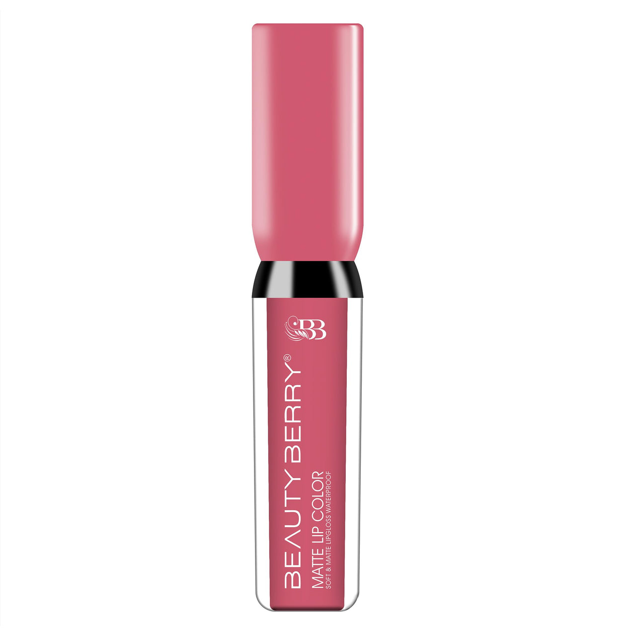 Beauty Berry Soft & Matte Waterproof Lip Color Liquid Lipstick | Rich Pigment, Long Lasting Liquid Lipstick | Non-Transfer Liquid Lipstick for Women Enriched with Vitamin E (09 -Sugar Crush, 4.5 ml)
