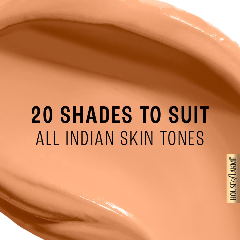 Lakmé 9To5 Primer + Matte Perfect Cover Liquid Full Coverage Foundation For Normal Skin Type, W160 Warm Sand, 25 Ml 1 Count
