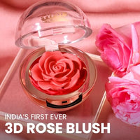 Typsy Beauty Enchanted Garden Rose Blush I 3D Cream Blush | Princess Charming I Infused with Vitamin E & Carnauba Wax I Cream to Matte Finish on Application | Dusty Rose I Korea Formulated | 4.8g
