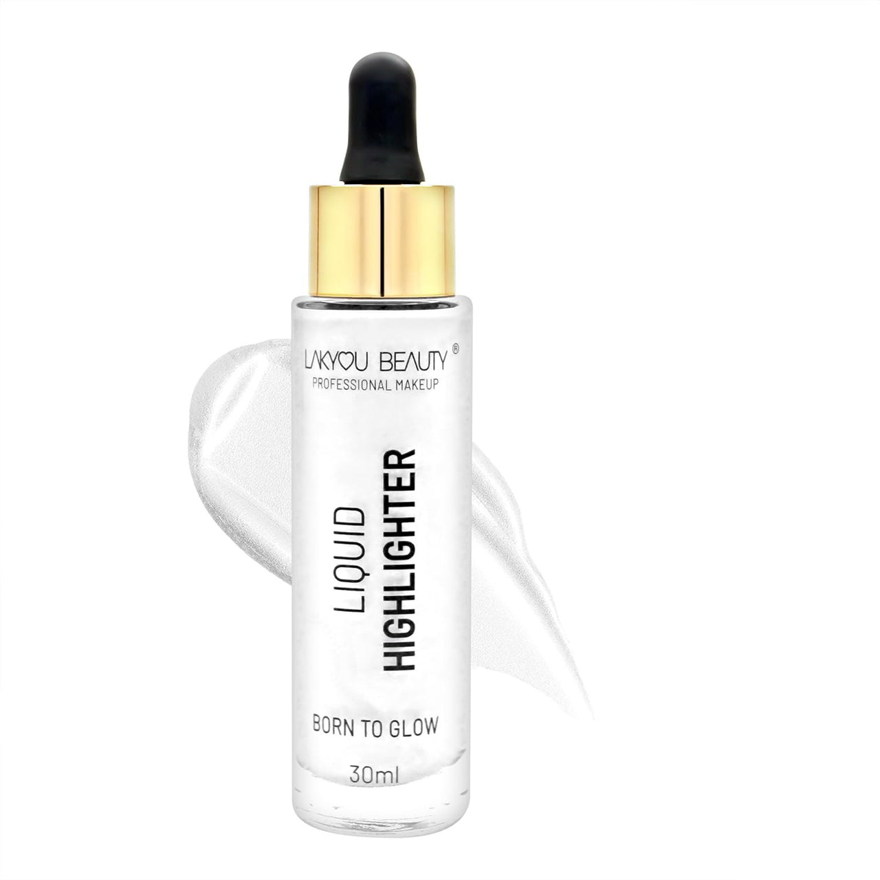 LAKYOU BEAUTY Born To Glow Liquid Highlighter Shade-02-30ml | Radiant Glow With Shimmer Finish