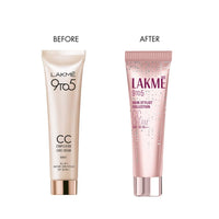 Lakmé 9 To 5 Complexion Care Face Cc Cream, Light, Natural Honey, Spf 30, Conceals Dark Spots & Blemishes, All Skin Type - 30 G (Pack of 2)