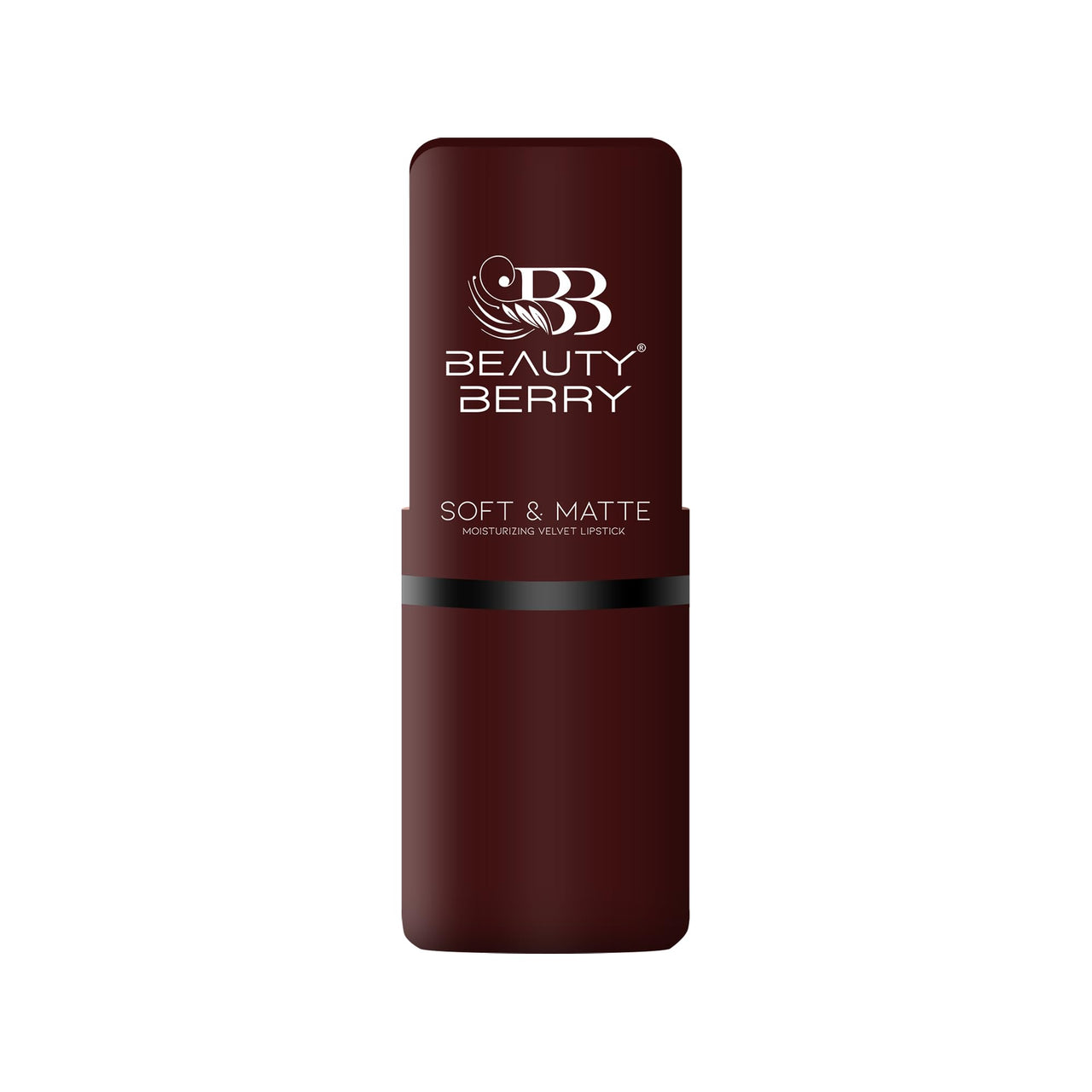 Beauty Berry Soft & Matte Lipstick | Moisturizing & Non Drying Formula with Velvet Matte Finish | Highly Pigmented and Lightweight Lipstick for Women (Raisin, 4g)