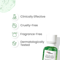 Earth Rhythm Phyto Gel with Centella Asiatica & Horsetail Extract | Fade Scars | Fight Acne Breakouts | Heals & Hydrates Skin | Oily & Sensitive Skin For Men & Women - 50g