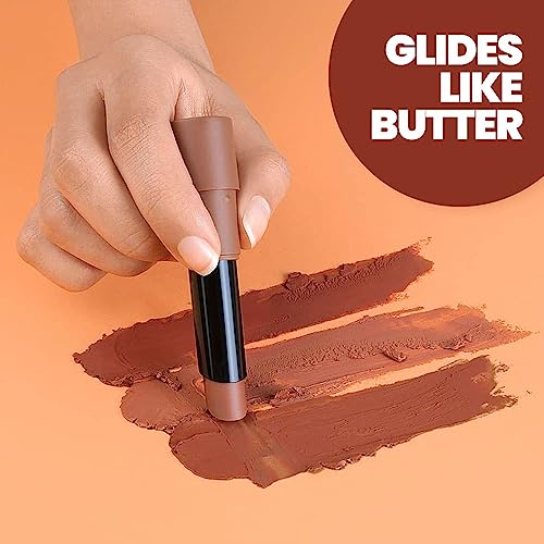 MARS Matte Box Set of 3 Lipsticks for Women (3x3.2 gm) (04-Brown) Creamy Matte Long Lasting Lipstick for Women (3.2 gm) (20-Grapeful Ghoomar)