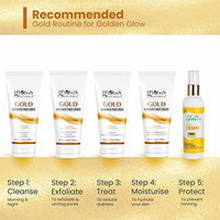 Globus Naturals Gold Radiance Anti Ageing & Brightening Face Scrub Enriched with Saffron, Liquorice & Walnut, 100 gms