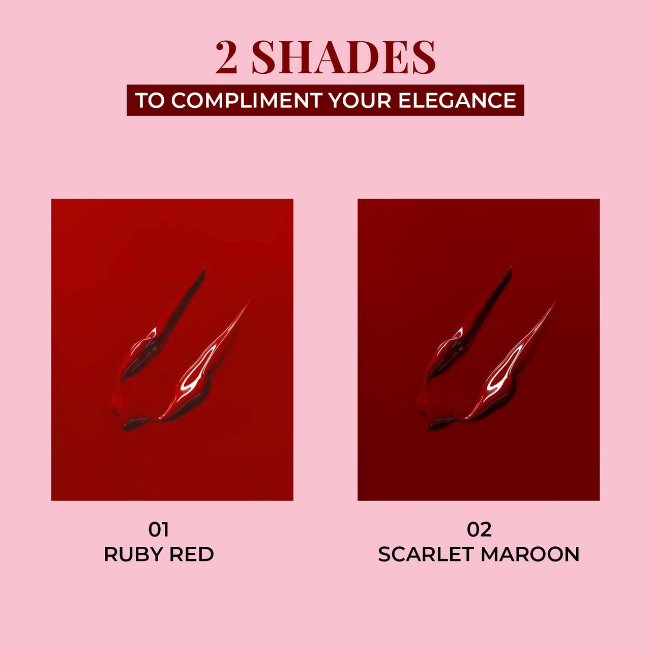 Just Herbs Liquid Sindoor Long Lasting Quick Dry 5g (Scarlet Maroon) & Just Herbs Retractable 2 in 1 Herbal Eyeliner + Kajal - Black 0.3g Combo