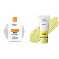 Chemist At Play 1% Salicylic Acid Exfoliating Body Wash 236ml For Men & Women + Brightening Boost Face Wash with 30x Vitamin C For Men & Women + | Vegan | SLS & Paraben Free | 100 ml