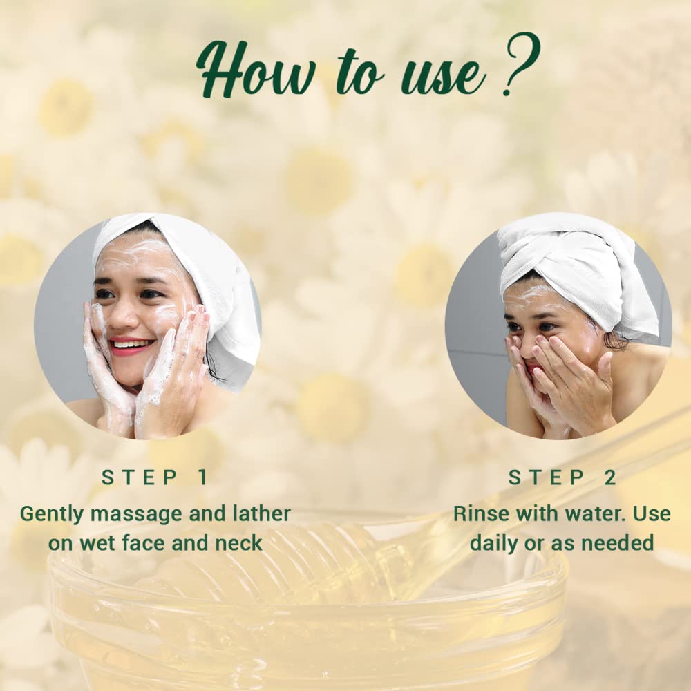 Biotique Honey Gel Soothe & Nourish Foaming Face wash | Soap Free Formula | Reduce Dryness | 100% Botanical Extracts | Suitable for All Skin Types | 100ml