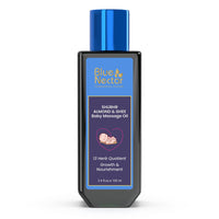 Blue Nectar Ayurvedic Baby Oil with Organic Ghee, 100% Natural Baby Massage Oil With Coconut Oil & Olive Oil | Dermatogically Tested (100ml)