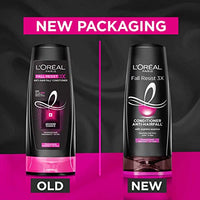L'Oréal Paris Anti-Hair Fall Conditioner, Reinforcing & Nourishing for Hair Growth, For Thinning & Hair Loss, With Arginine Essence and Salicylic Acid, Fall Resist 3X, 180/192.5 ML (Weight May Vary)